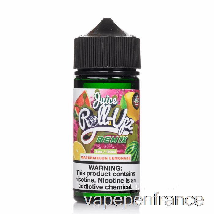 Limonade à La Pastèque - Jus Roll Upz Remix - Stylo Vape 100 Ml 6 Mg